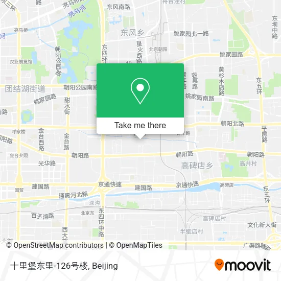 十里堡东里-126号楼 map