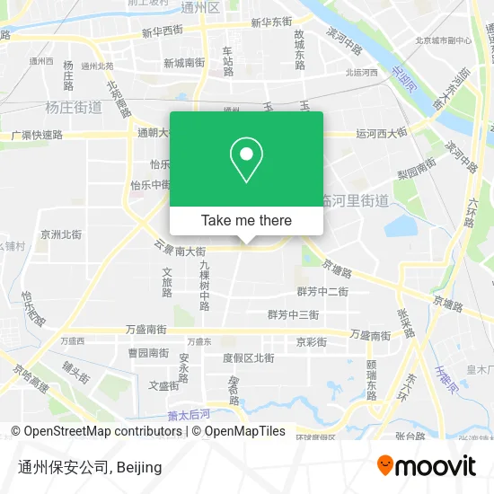通州保安公司 map