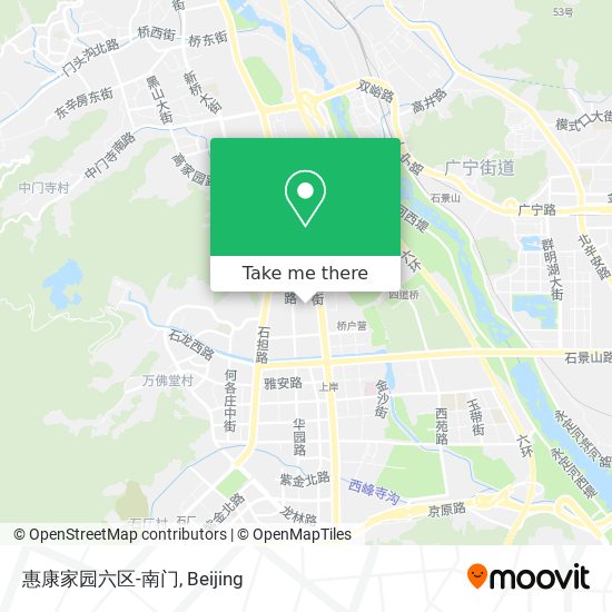 惠康家园六区-南门 map