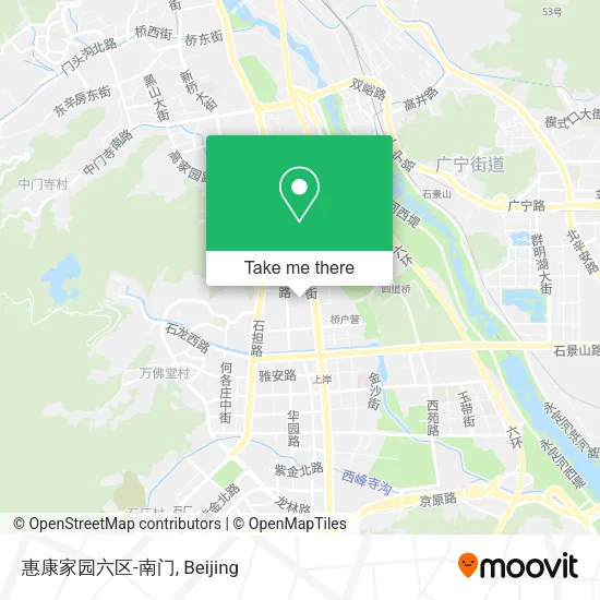 惠康家园六区-南门 map