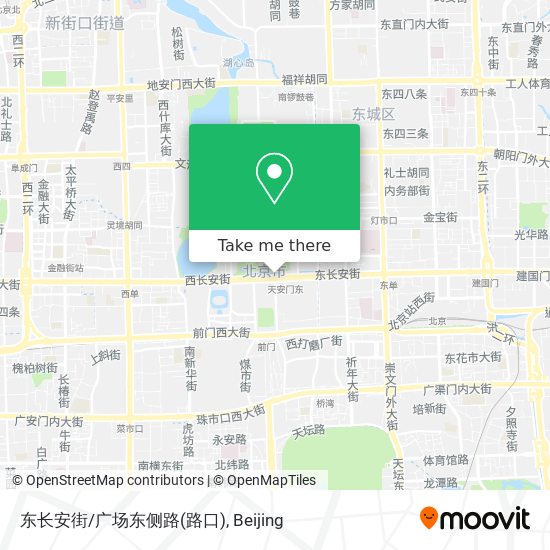东长安街/广场东侧路(路口) map