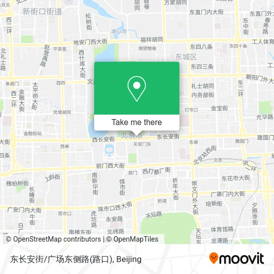 东长安街/广场东侧路(路口) map