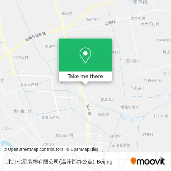 北京七星装饰有限公司(温莎郡办公点) map