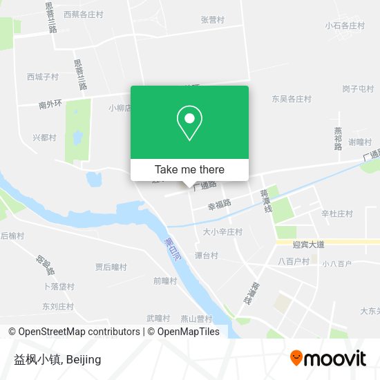 益枫小镇 map