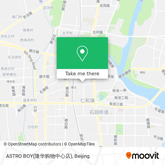 ASTRO BOY(隆华购物中心店) map