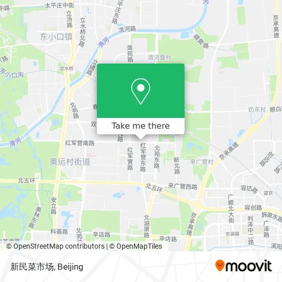 新民菜市场 map