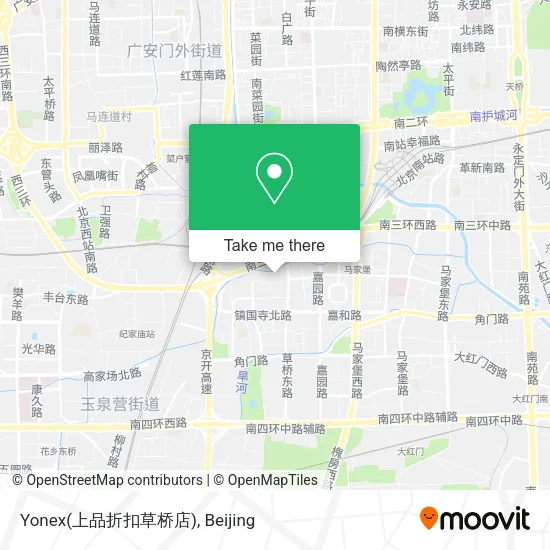 Yonex(上品折扣草桥店) map