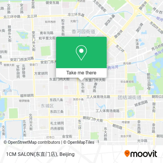 1CM SALON(东直门店) map