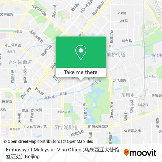 Embassy of Malaysia - Visa Office (马来西亚大使馆签证处) map