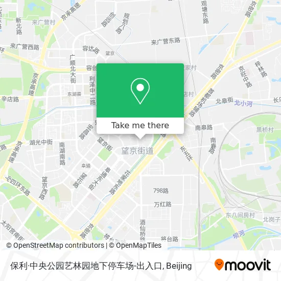 保利·中央公园艺林园地下停车场-出入口 map