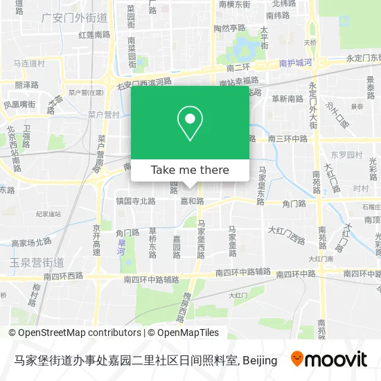 马家堡街道办事处嘉园二里社区日间照料室 map