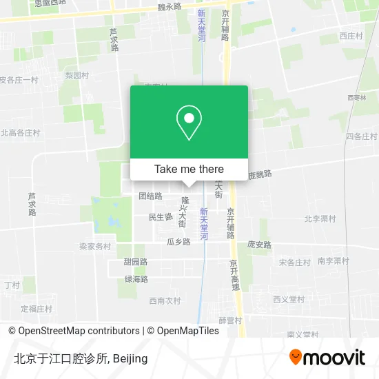 北京于江口腔诊所 map