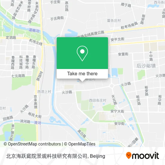 北京海跃庭院景观科技研究有限公司 map