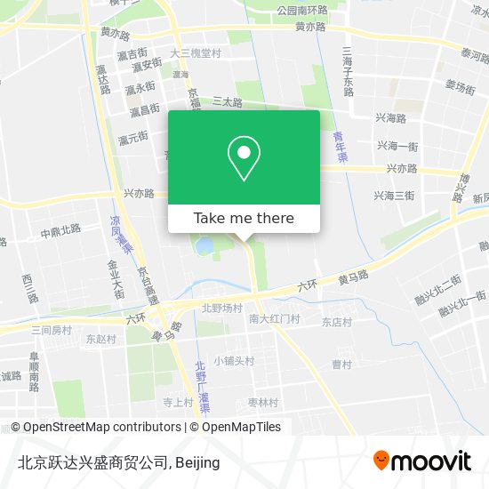 北京跃达兴盛商贸公司 map