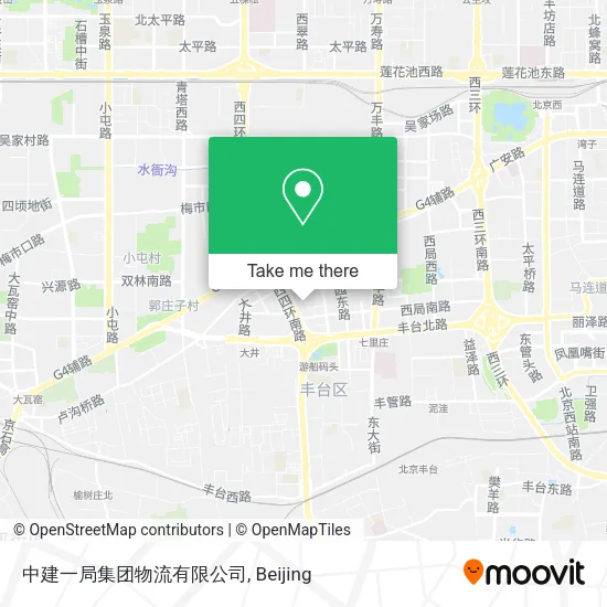 中建一局集团物流有限公司 map