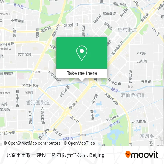 北京市市政一建设工程有限责任公司 map