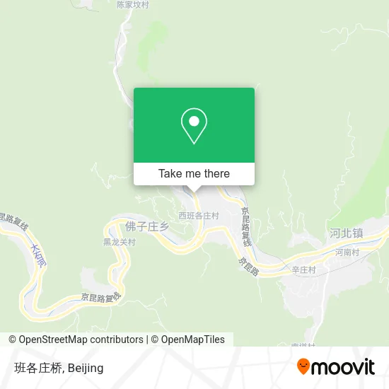 班各庄桥 map