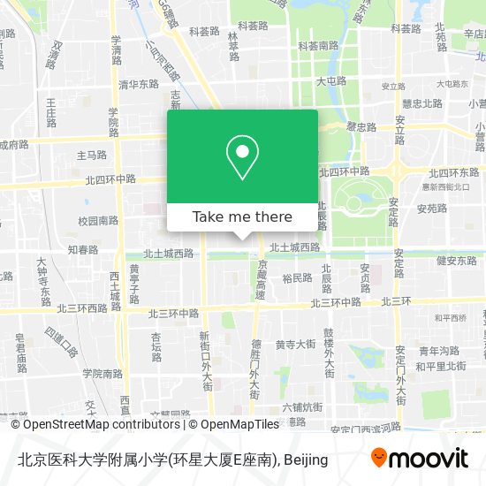 北京医科大学附属小学(环星大厦E座南) map