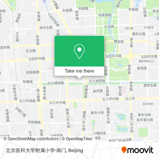 北京医科大学附属小学-南门 map