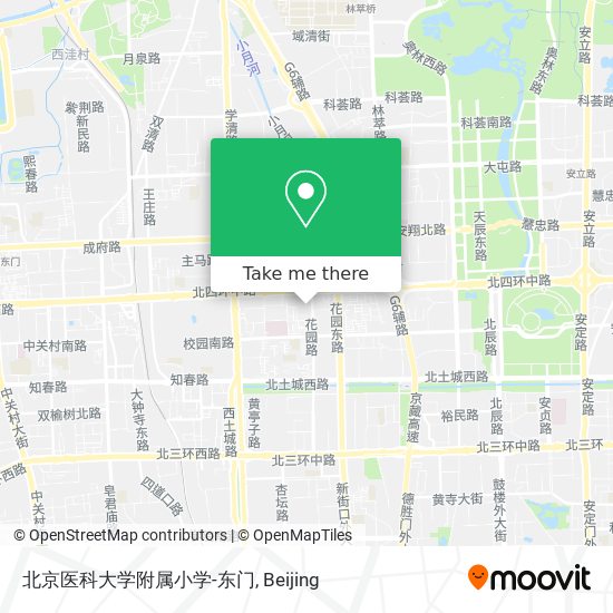 北京医科大学附属小学-东门 map