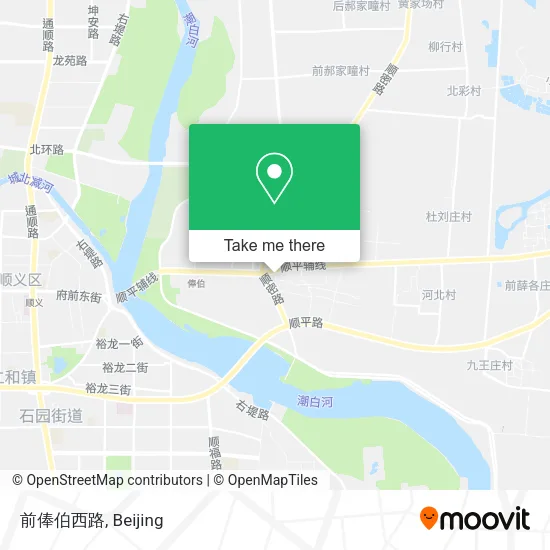 前俸伯西路 map