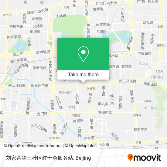 刘家窑第三社区红十会服务站 map