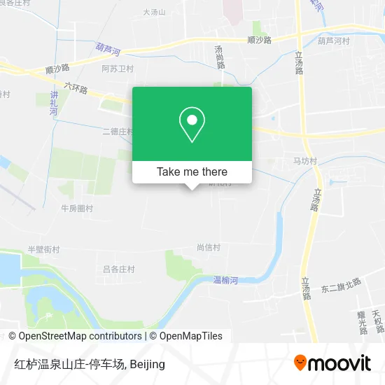 红栌温泉山庄-停车场 map