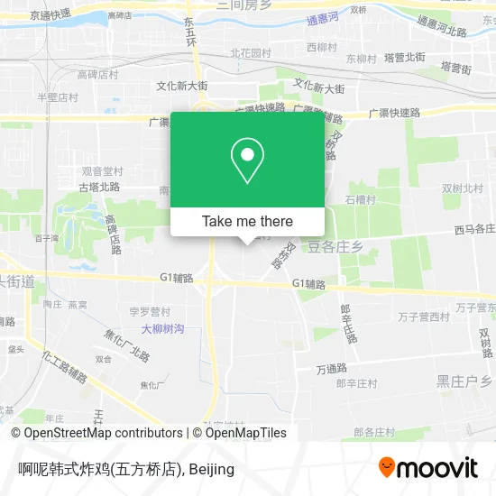 啊呢韩式炸鸡(五方桥店) map