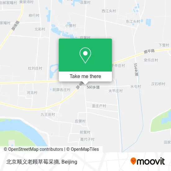 北京顺义老顾草莓采摘 map