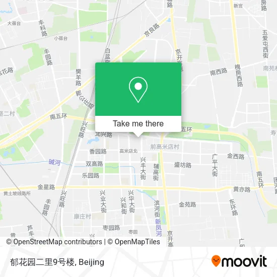 郁花园二里9号楼 map