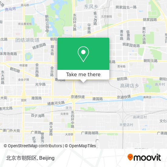 北京市朝阳区 map