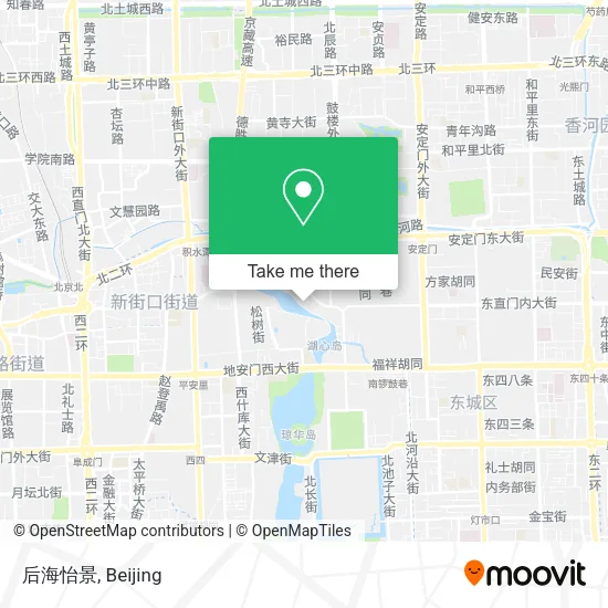 后海怡景 map