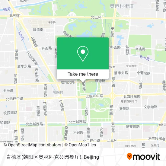 肯德基(朝阳区奥林匹克公园餐厅) map