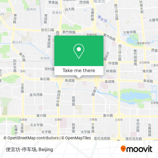 便宜坊-停车场 map