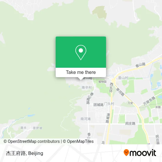 杰王府路 map
