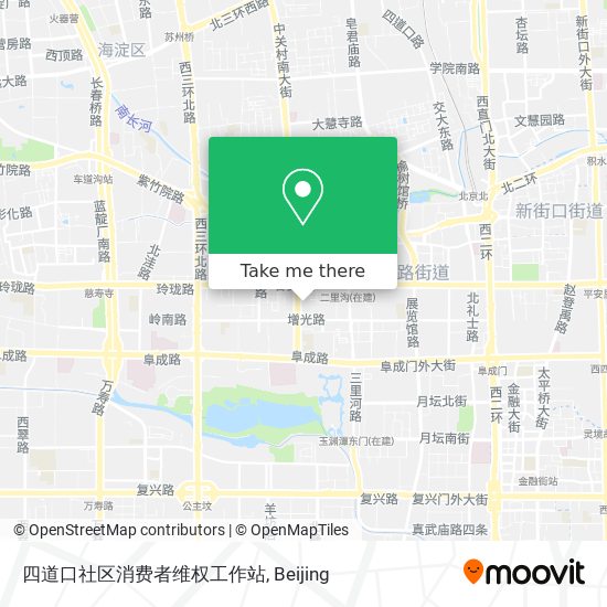 四道口社区消费者维权工作站 map