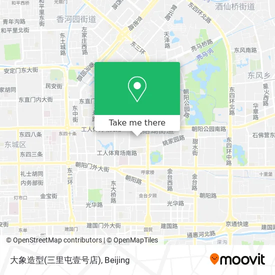 大象造型(三里屯壹号店) map