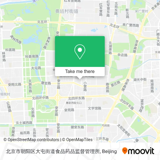 北京市朝阳区大屯街道食品药品监督管理所 map