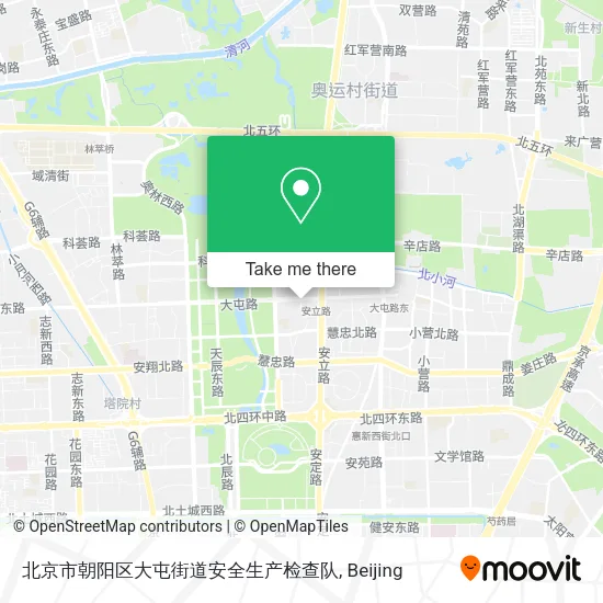 北京市朝阳区大屯街道安全生产检查队 map