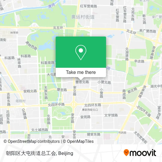 朝阳区大屯街道总工会 map