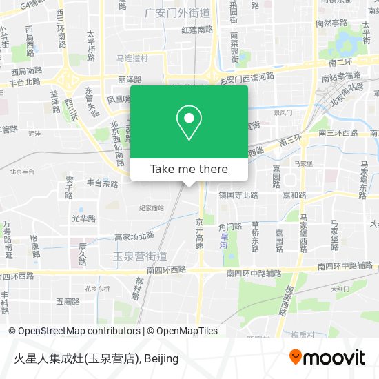 火星人集成灶(玉泉营店) map