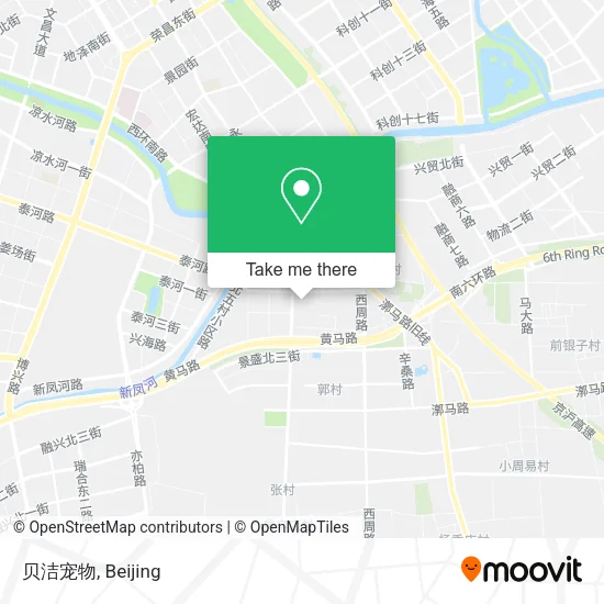 贝洁宠物 map