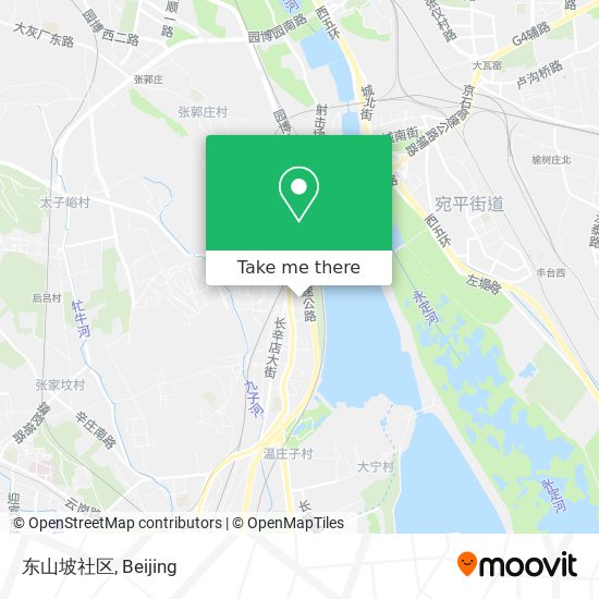东山坡社区 map