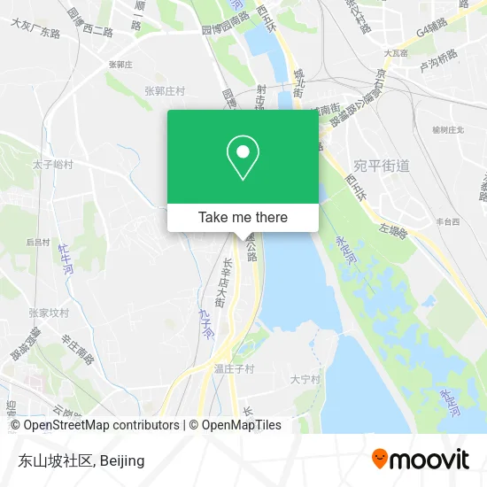 东山坡社区 map