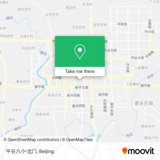 平谷六小-北门 map