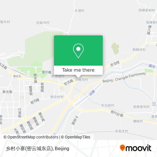 乡村小寨(密云城东店) map