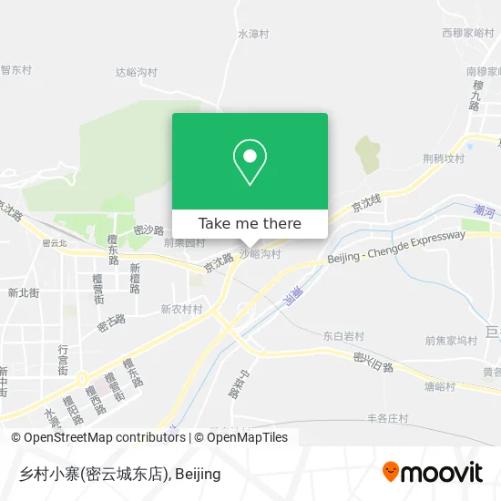 乡村小寨(密云城东店) map