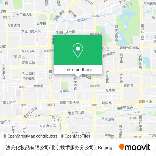 法美化妆品有限公司(北京技术服务分公司) map