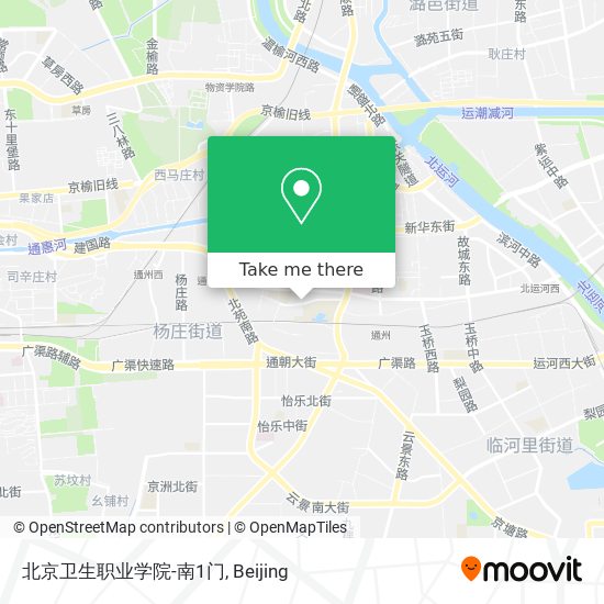 北京卫生职业学院-南1门 map