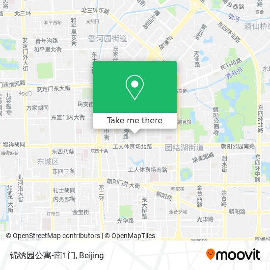 锦绣园公寓-南1门 map